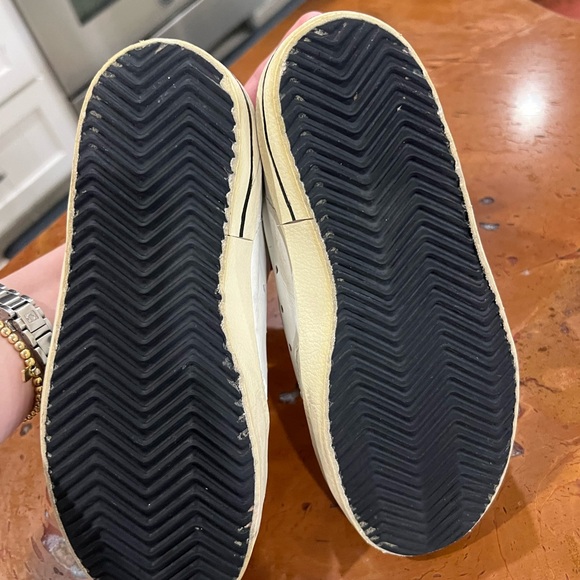 Boys Golden Goose White and Black Sneakers with Velcro Straps size 32 - Picture 5 of 5